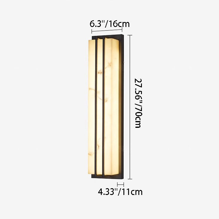 Waterproof Steel Resin LED Outdoor Wall Sconce Lamp