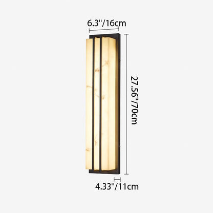 Waterproof Steel Resin LED Outdoor Wall Sconce Lamp