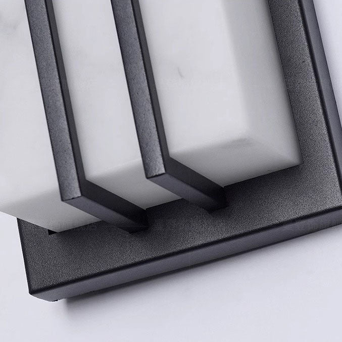 Waterproof Steel Resin LED Outdoor Wall Sconce Lamp