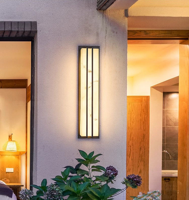 Waterproof Steel Resin LED Outdoor Wall Sconce Lamp