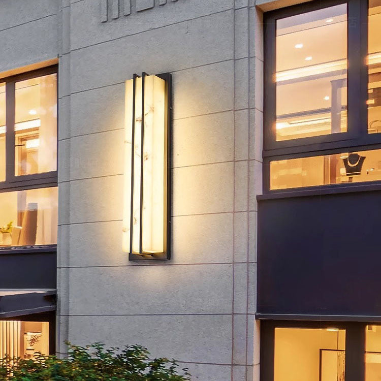 Waterproof Steel Resin LED Outdoor Wall Sconce Lamp