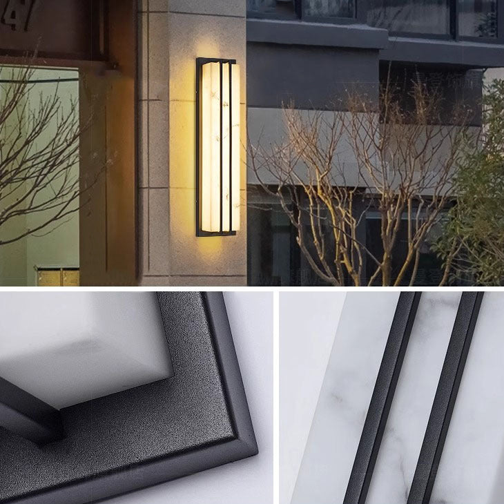 Waterproof Steel Resin LED Outdoor Wall Sconce Lamp