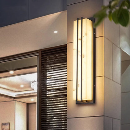 Waterproof Steel Resin LED Outdoor Wall Sconce Lamp