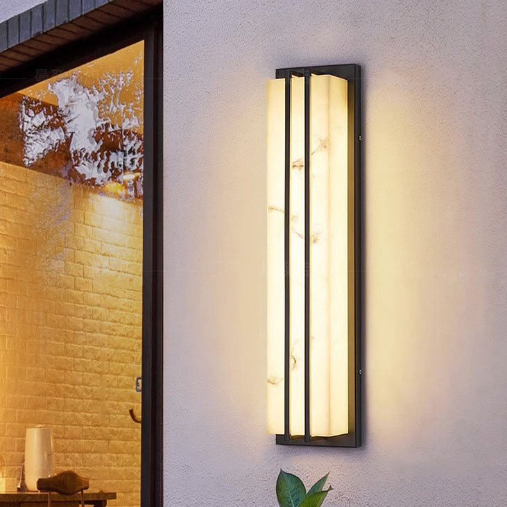 Waterproof Steel Resin LED Outdoor Wall Sconce Lamp
