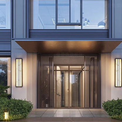 Waterproof Steel Resin LED Outdoor Wall Sconce Lamp
