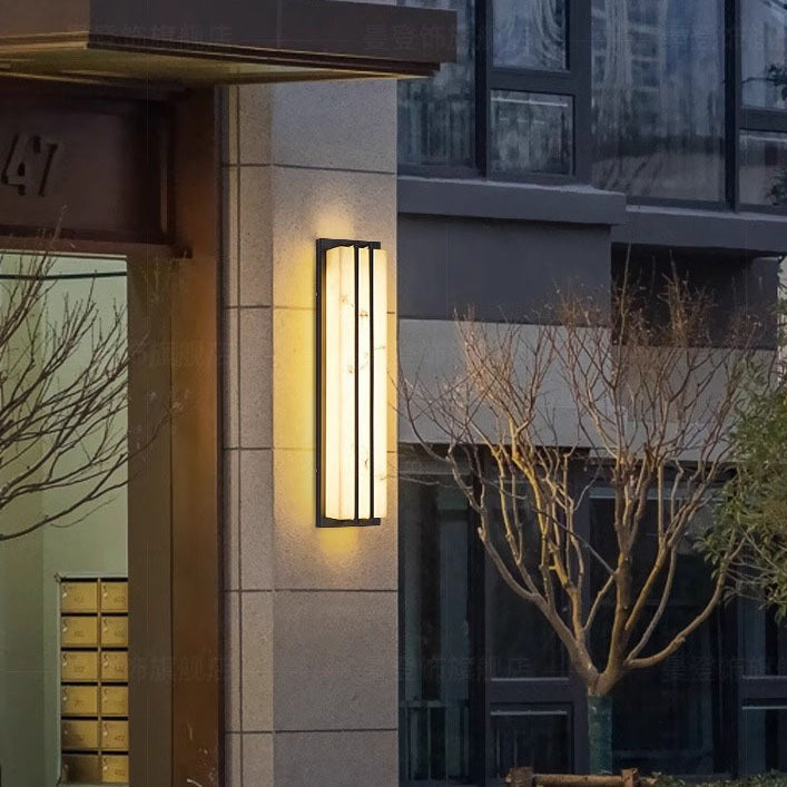 Waterproof Steel Resin LED Outdoor Wall Sconce Lamp