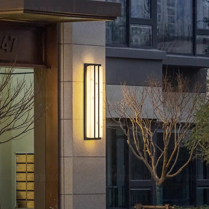Waterproof Steel Resin LED Outdoor Wall Sconce Lamp