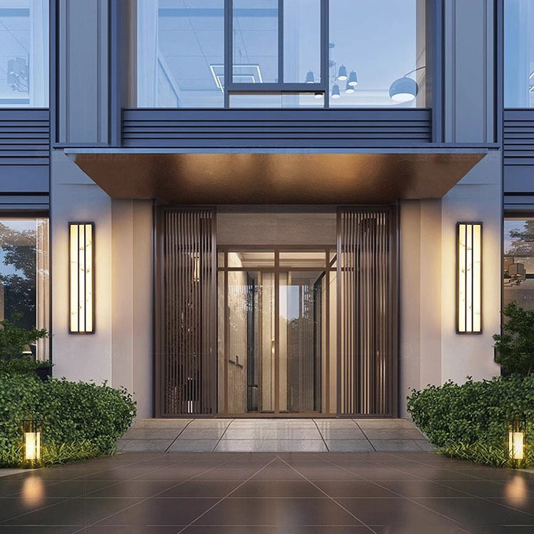 Waterproof Steel Resin LED Outdoor Wall Sconce Lamp