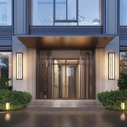 Waterproof Steel Resin LED Outdoor Wall Sconce Lamp