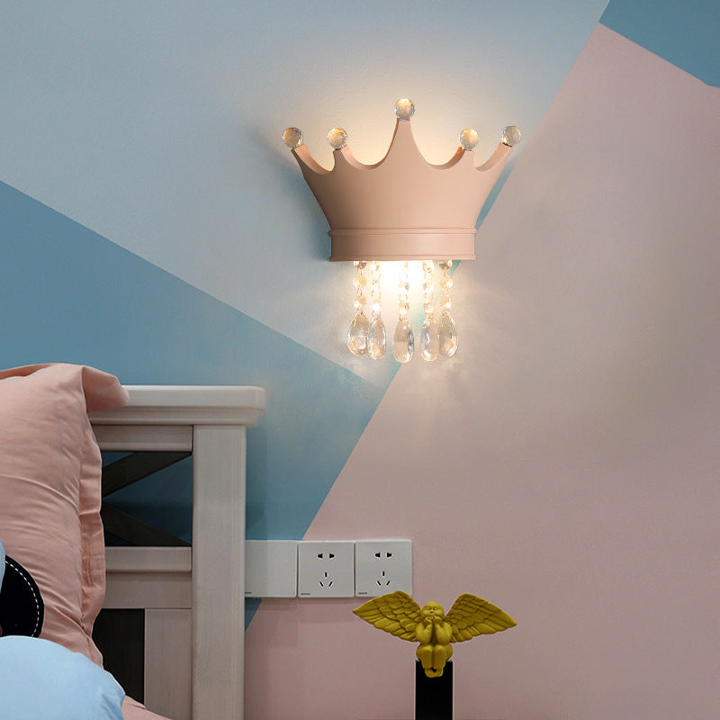 Scandinavian Drops Resin Crystal 2-Light Wall Sconce Lamp