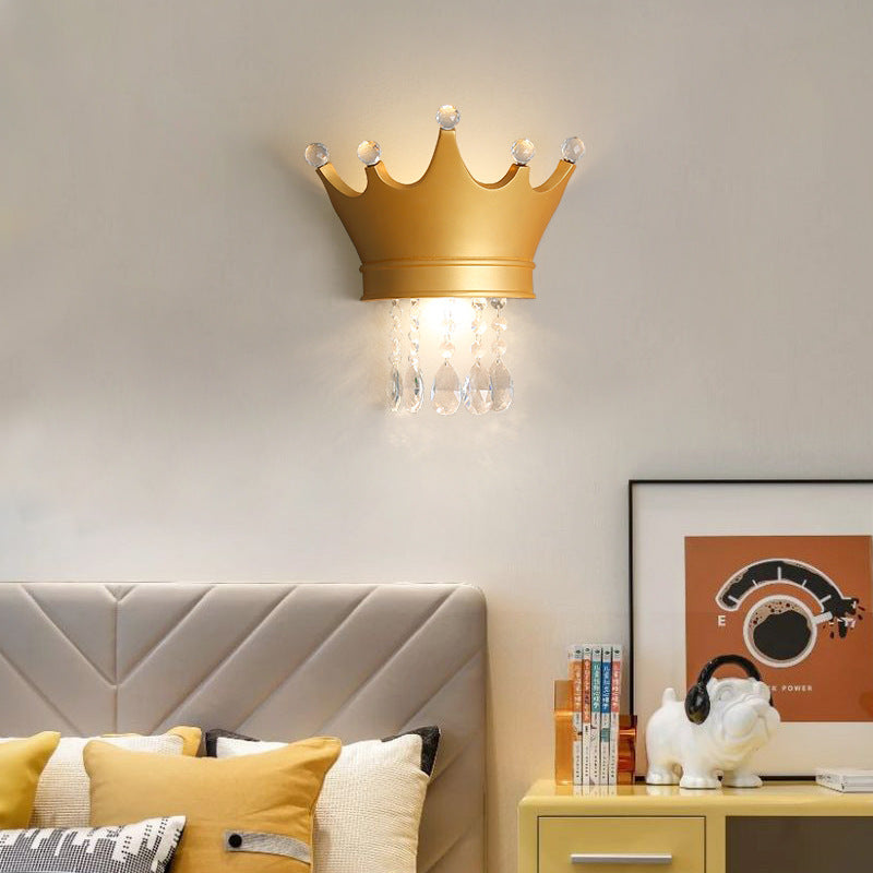 Scandinavian Drops Resin Crystal 2-Light Wall Sconce Lamp