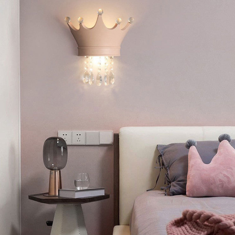Scandinavian Drops Resin Crystal 2-Light Wall Sconce Lamp