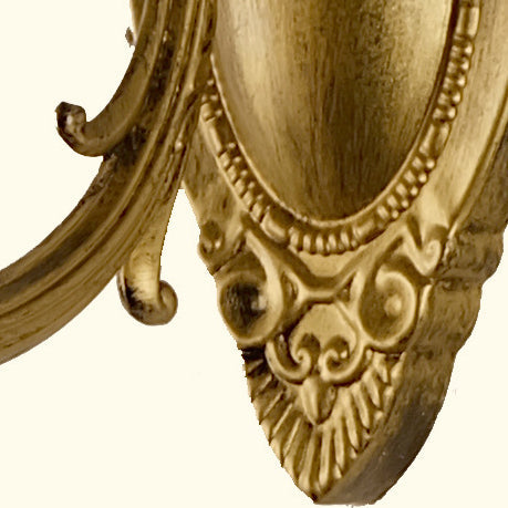 Tiffany Lotus Iron Glass 1-Light Wall Sconce Lamp