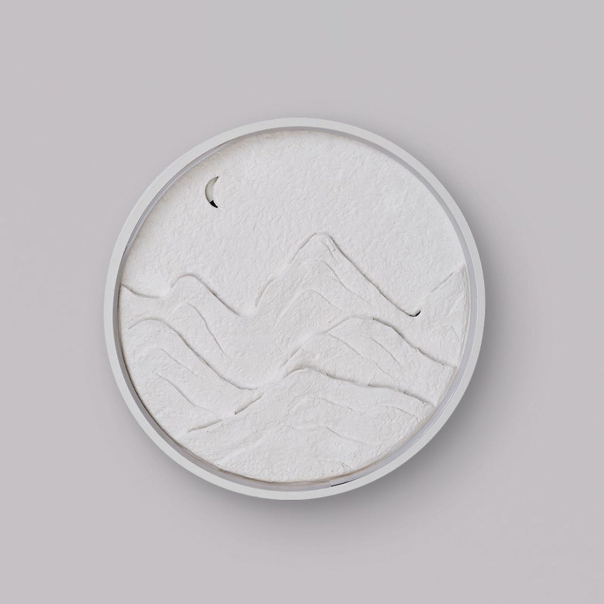 Scandinavian Mountain Iron Plaster LED Wall Sconce Lamp