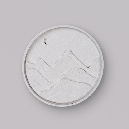 Scandinavian Mountain Iron Plaster LED Wall Sconce Lamp