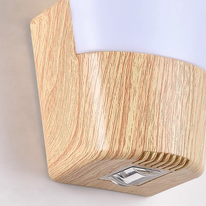Simplicity Curved LED Waterproof Outdoor Wall Sconce Lamp