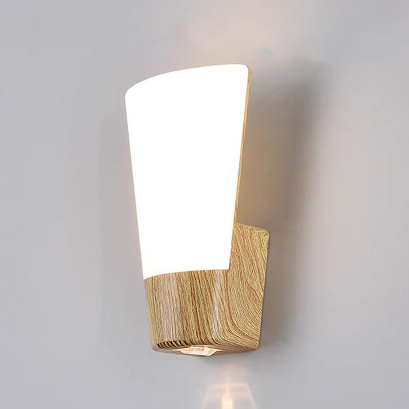 Simplicity Curved LED Waterproof Outdoor Wall Sconce Lamp