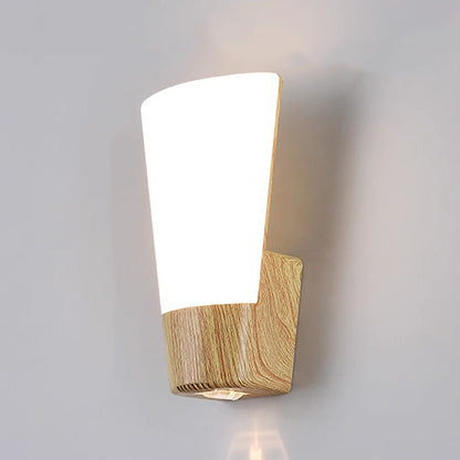 Simplicity Curved LED Waterproof Outdoor Wall Sconce Lamp