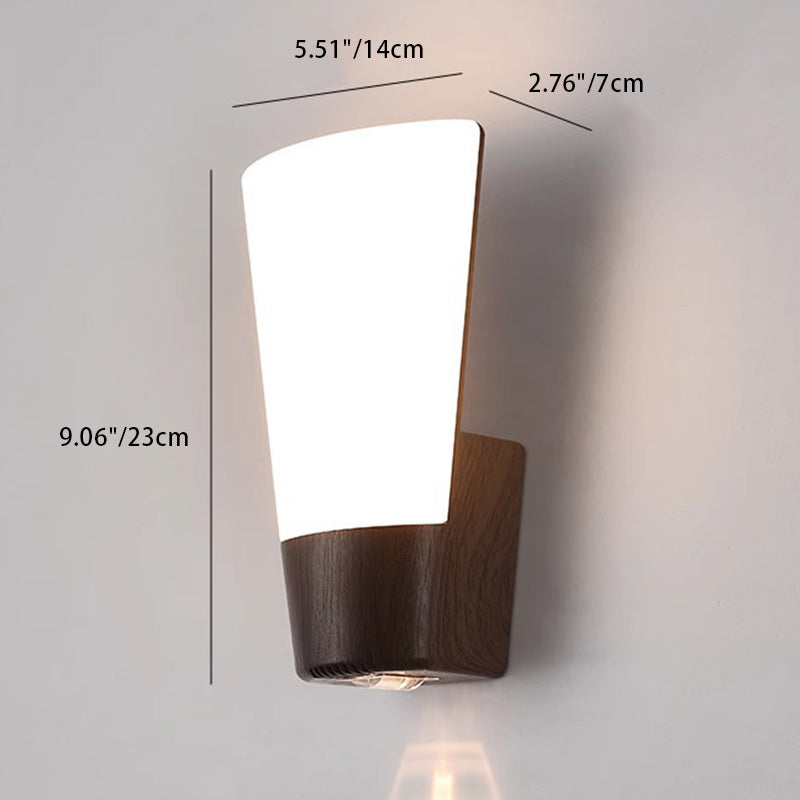 Simplicity Curved LED Waterproof Outdoor Wall Sconce Lamp
