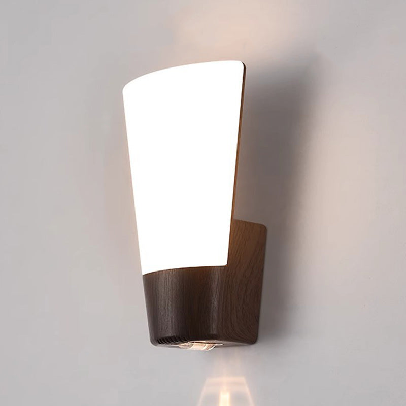 Simplicity Curved LED Waterproof Outdoor Wall Sconce Lamp