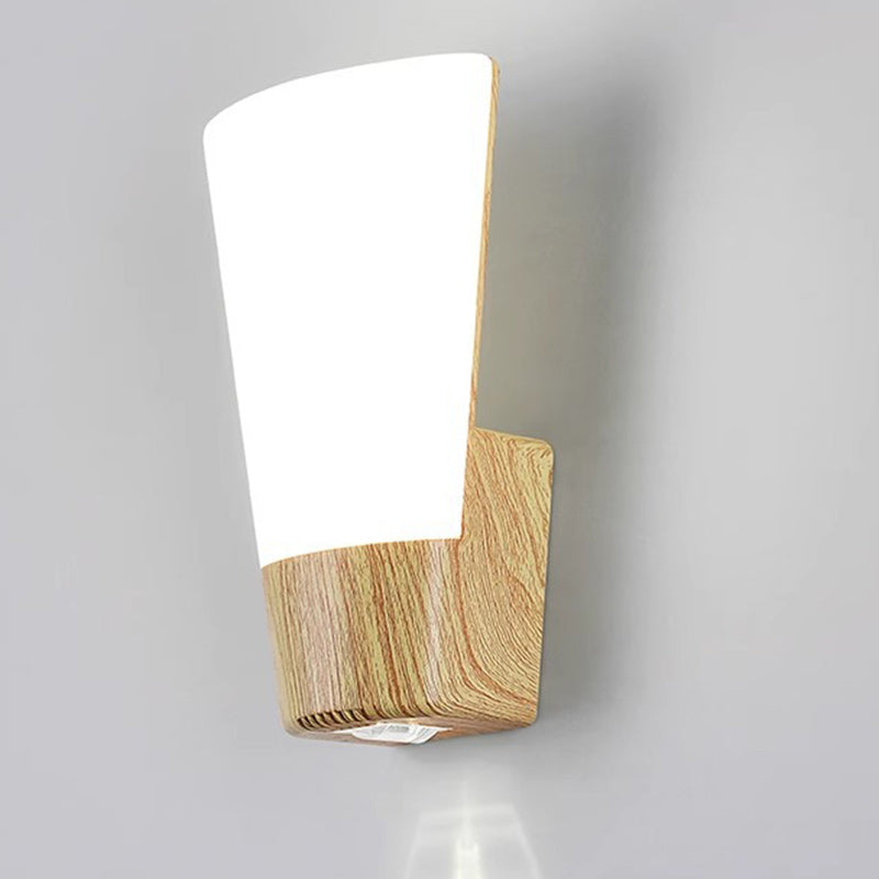 Simplicity Curved LED Waterproof Outdoor Wall Sconce Lamp