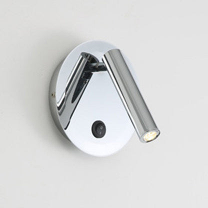 Iron Cylinder 1-Light Adjustable Spotlight Wall Sconce Lamp