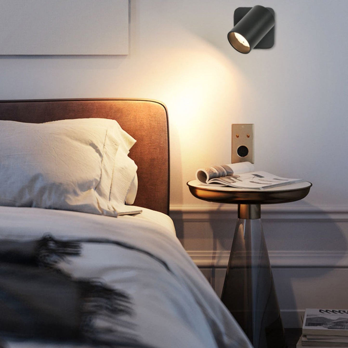 Simplicity LED Rotatable Spotlight Wall Sconce Lamp