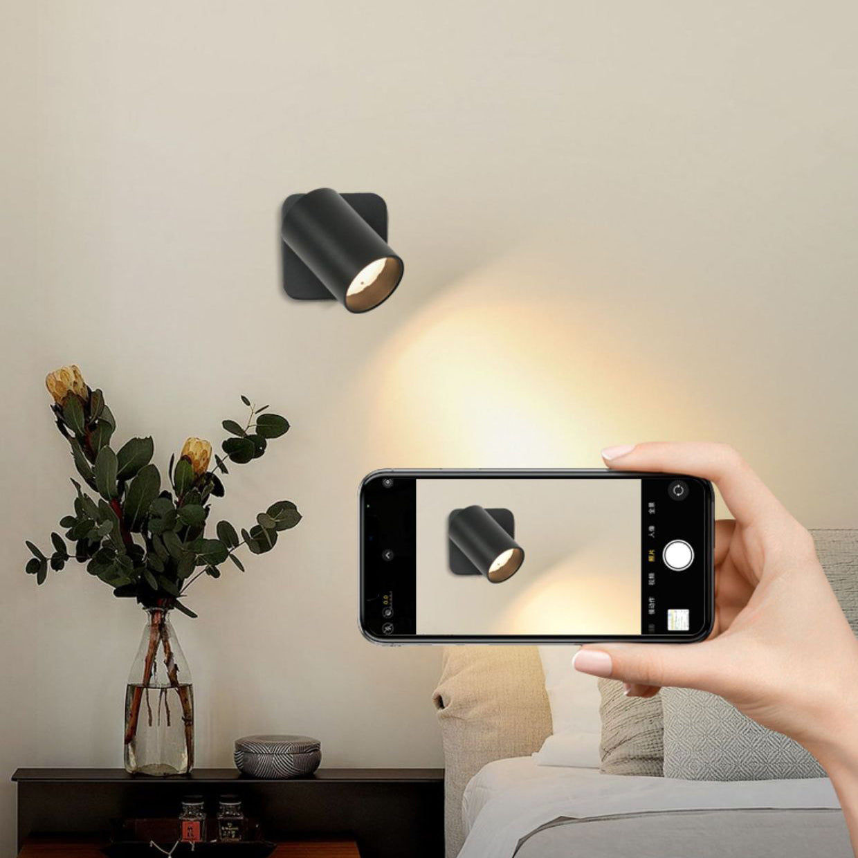 Simplicity LED Rotatable Spotlight Wall Sconce Lamp