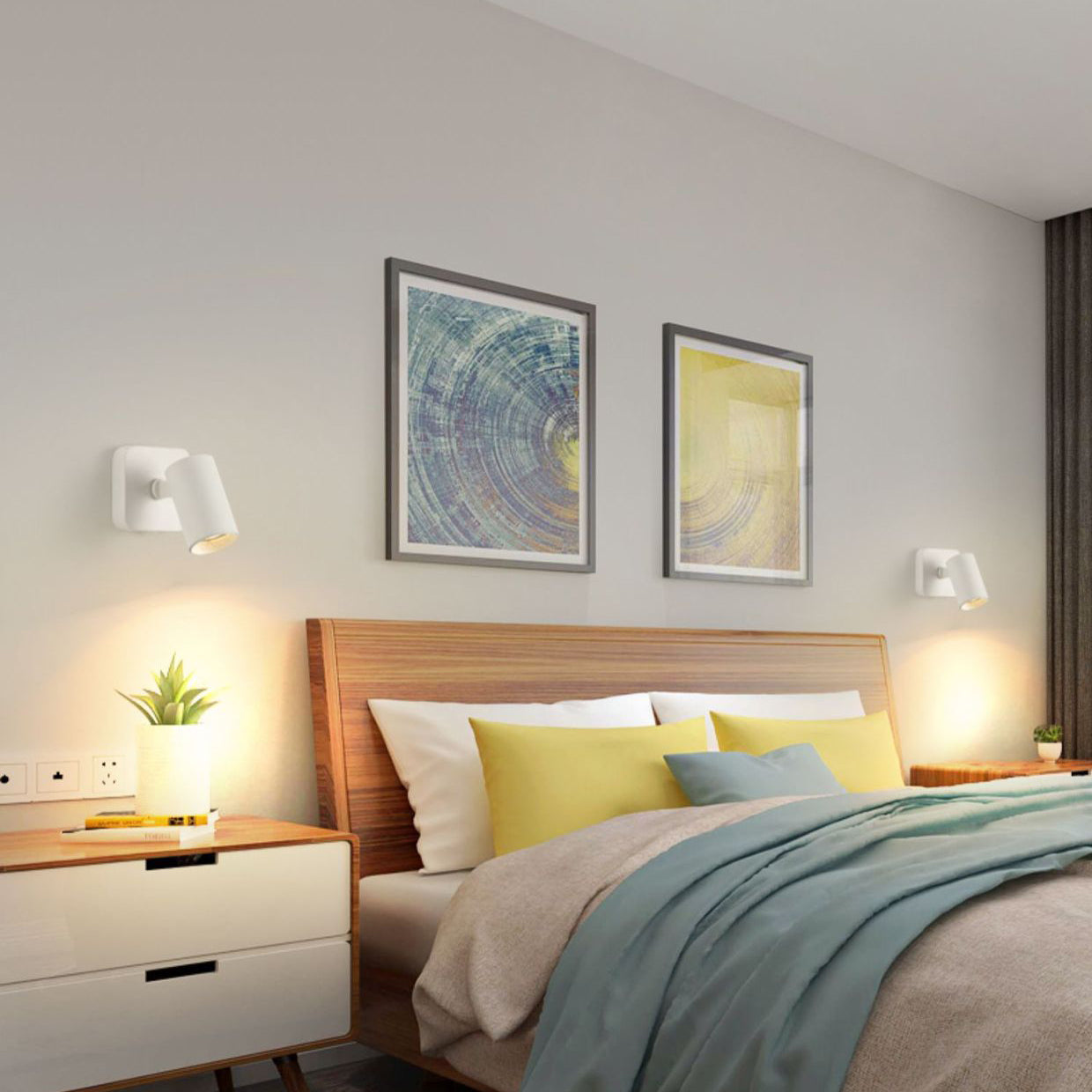 Simplicity LED Rotatable Spotlight Wall Sconce Lamp