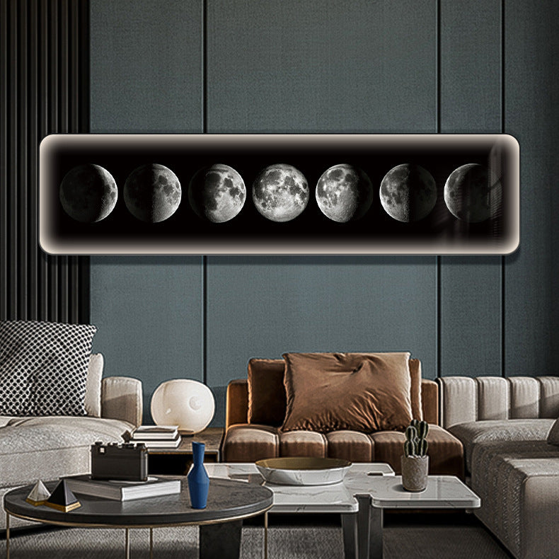 Nordic Earth Moon Acrylic Round LED Wall Sconce Lamp