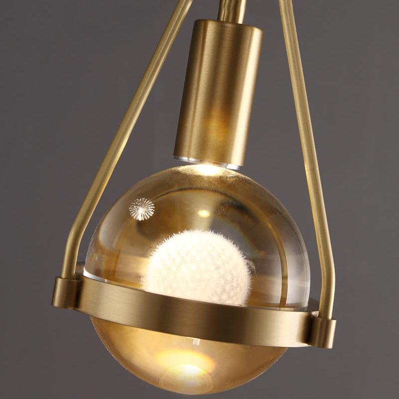 Shiny Shade Brushed Brass Frame 1-Light Wall Sconce Lamp