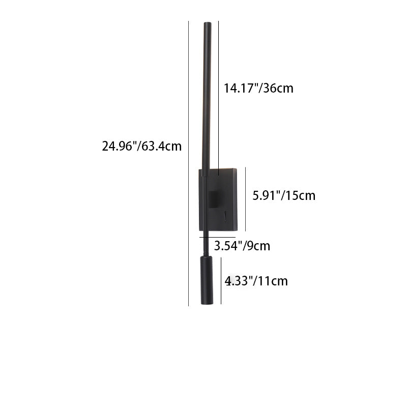 Hardware Acrylic Long Strip LED Spotlight Wall Sconce Lamp