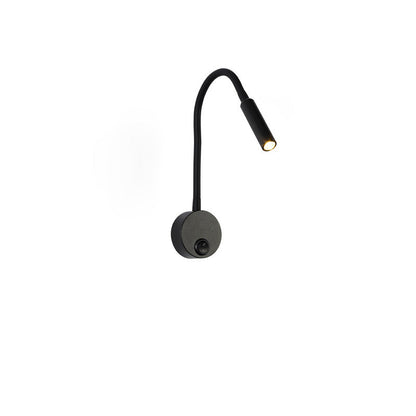 Iron Bending Hose LED Reading Light Wall Sconce Lamp