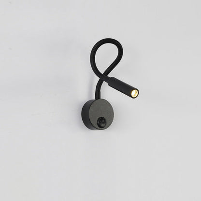 Iron Bending Hose LED Reading Light Wall Sconce Lamp
