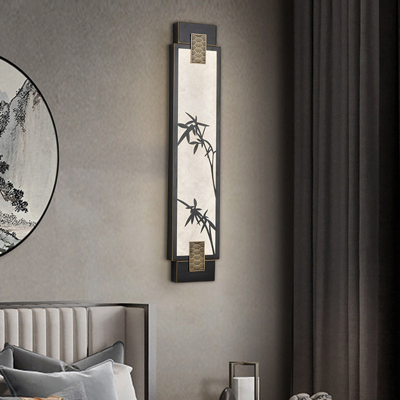 Chinese Marble Shade LED Waterproof Wall Sconce Lamp
