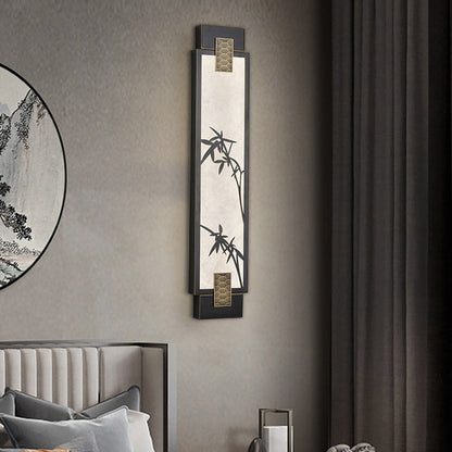 Chinese Marble Shade LED Waterproof Wall Sconce Lamp