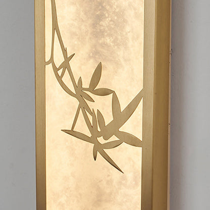 Chinese Marble Shade LED Waterproof Wall Sconce Lamp