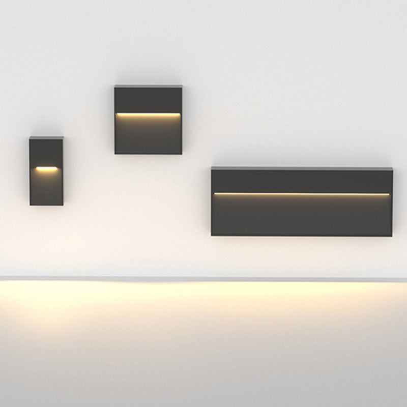 Aluminum Square LED Waterproof Outdoor Wall Sconce Lamp