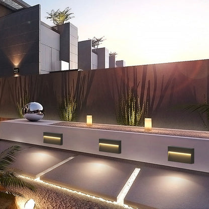 Aluminum Square LED Waterproof Outdoor Wall Sconce Lamp