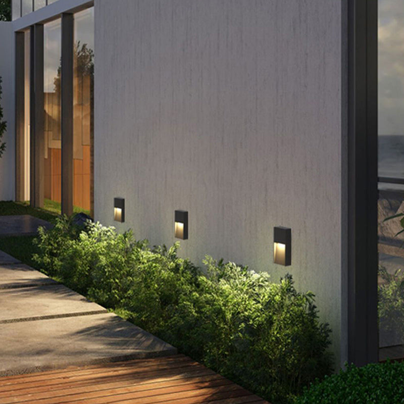 Aluminum Square LED Waterproof Outdoor Wall Sconce Lamp