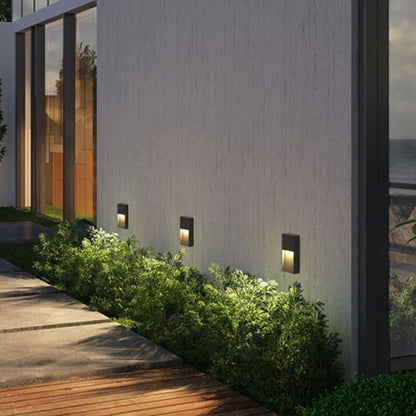 Aluminum Square LED Waterproof Outdoor Wall Sconce Lamp