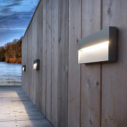 Aluminum Square LED Waterproof Outdoor Wall Sconce Lamp