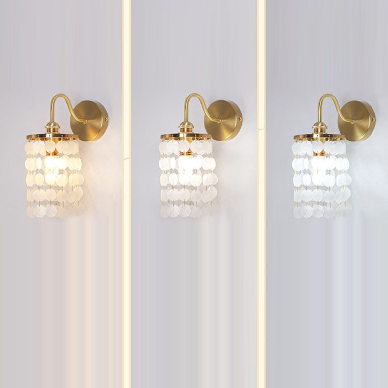 French Decoration Copper Frame 1-Light Wall Sconce Lamp