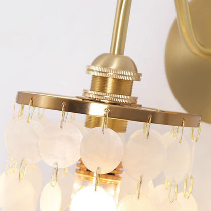 French Decoration Copper Frame 1-Light Wall Sconce Lamp