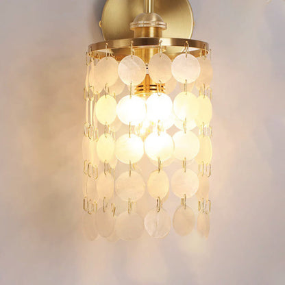 French Decoration Copper Frame 1-Light Wall Sconce Lamp