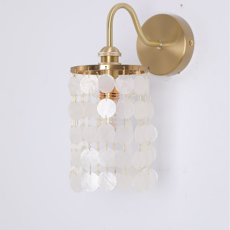 French Decoration Copper Frame 1-Light Wall Sconce Lamp