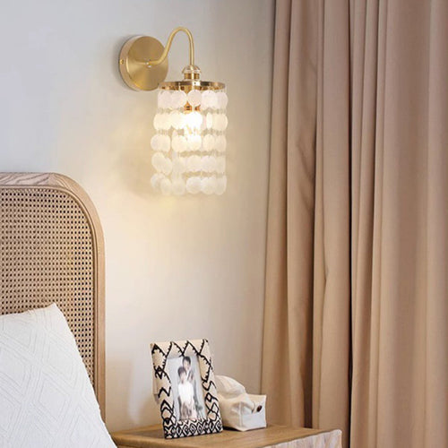 French Decoration Copper Frame 1-Light Wall Sconce Lamp
