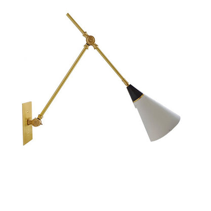 Scandinavian Tapered Shade 1-Light Wall Sconce Lamp