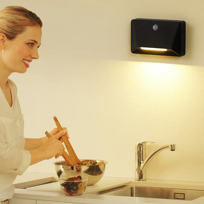 ABS LED USB Human Sensor Night Light Wall Sconce Lamp