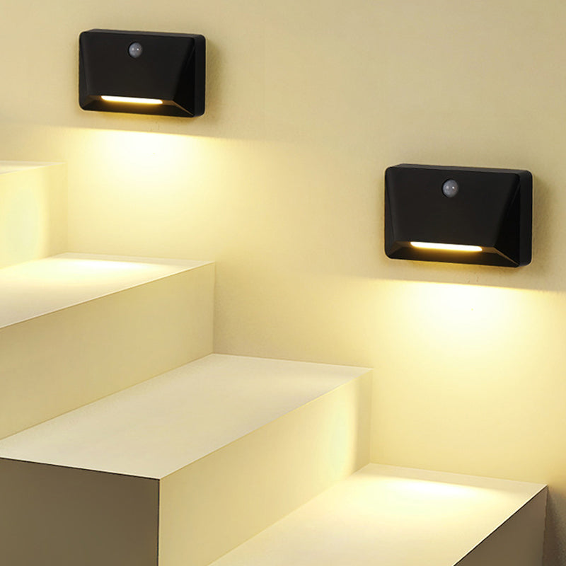 ABS LED USB Human Sensor Night Light Wall Sconce Lamp